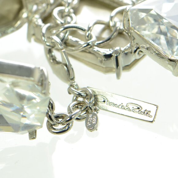 Oscar de la Renta Bold Crystal Necklace - Picture 4 of 4